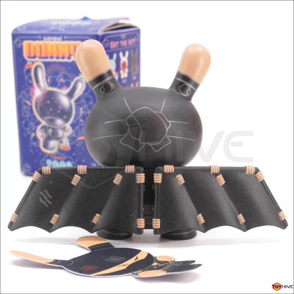 Kidrobot Dunny 2009 Series Flying Ninja by Huck Gee 3" Chase w/ box - Image 2 of 2