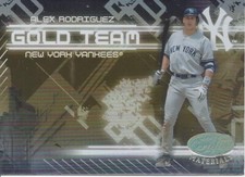 2005 Leaf Certified Materials Gold Team Alex Rodriguez 2 Yankees