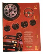 1986 Buick Skyhawk T-type Red Print Ad Vintage Advertisement