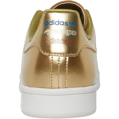 gold stan smith trainers