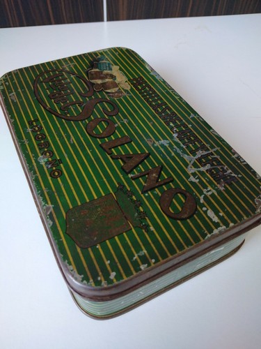 Vintage candy box case caja de caramelos Viuda del Solano Scatolla di Metallo - Imagen 2 de 6