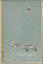 New Surplus 1965 Beechcraft Queen Air A80 Owner's Manual, p/n 65-001124-5A1