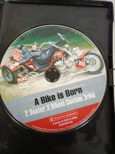 A Bike Is Born - 2 Seater 3 Wheel Custom Trike Region All DVD Discovery Channel - Picture 6 of 7
