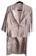 Karin Stevens VTG Mother Of The Bride Groom Dress Jacket Set Size 12