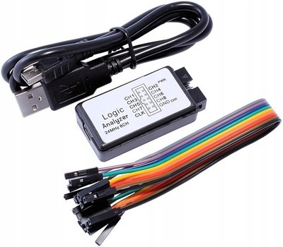 Logic Analyzer mit 8 Kanälen 24 MHz DIY Arduino PC