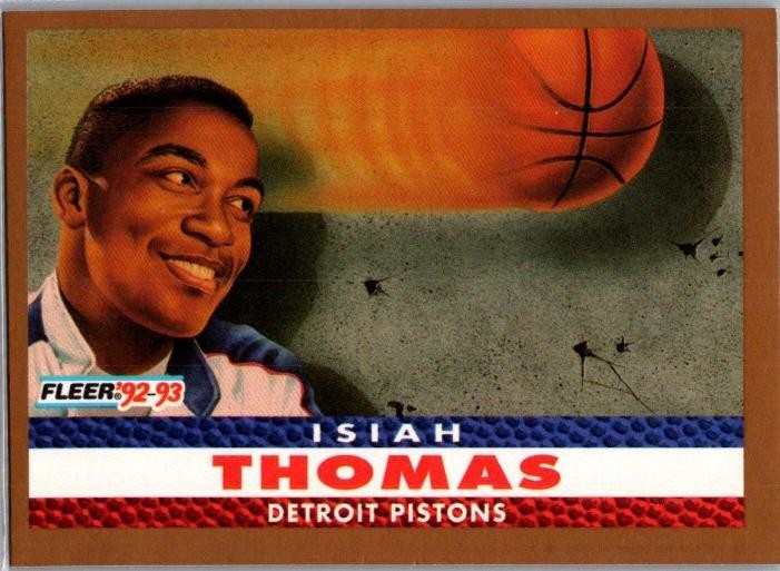 1992-93 Fleer #255 Isiah Thomas