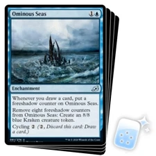 OMINOUS SEAS X4 Ikoria IKO Magic MTG MINT CARD