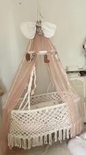 Baby Hammock Cradle Swing Bed Newborn Hanging Woven Basket for Baby