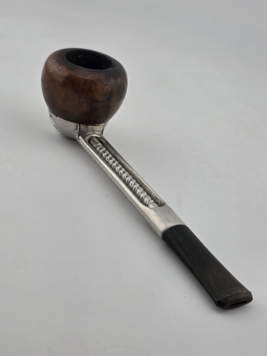 Vtg Collectible Falcon 1 Aluminum Radiator Tobacco Pipe Rusticated Dover  Bowl
