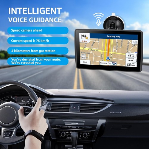 7" GPS Navigator für Auto LKW RV Touchscreen Navigationssystem, 2025 North Ame - Bild 2 von 5