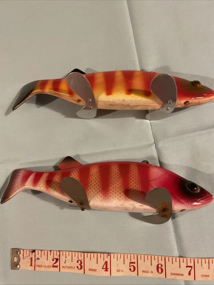 Señuelo vintage para peces Bear Creek Perch Foto 3 de 4