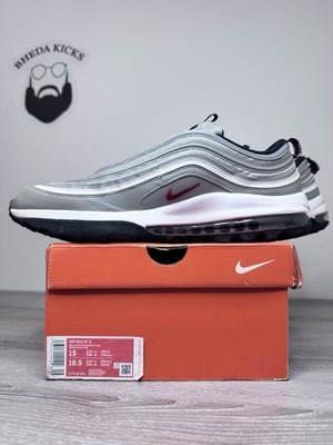 Size 15 - Nike Air Max 97 Golf Silver Bullet CI7538-001 Preowned