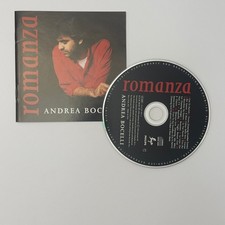 Andrea Bocelli Romanza CD 1996 Philips Classical Vocal CD & ARTWORK ONLY,NO CASE