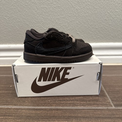 Air Jordan 1 Low Toddler Travis Scott Velvet Brown DO5441-202 Fashion Shoes 7C