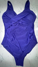 Womens New NWOT Size Large Blue One Piece Bathing Suit / Swim Wear  Beach, Pool