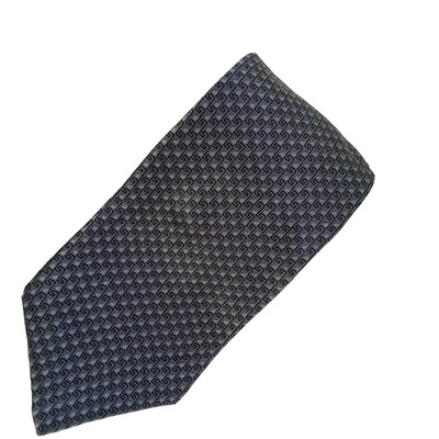 Silk Tie 4x56 Black Gray Geometric Executive Office Classic Necktie Claybrooke