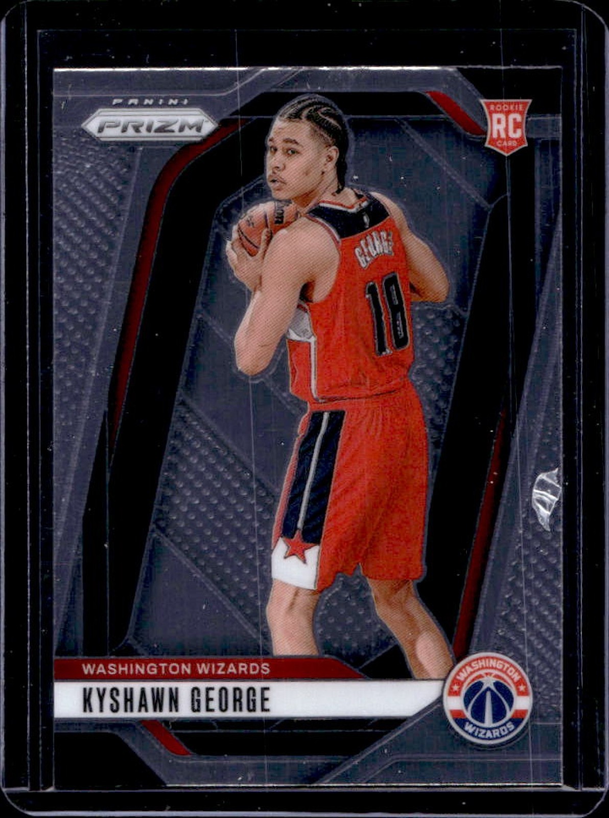 2024-25 Panini Prizm Kyshawn George RC Rookie #257 Wizards