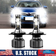 For Toyota Corolla 1998 1999 2000 2x Car Led Headlights Kit High Low Beam Bulbs