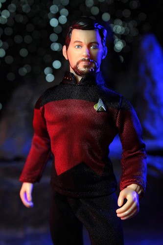 Mego Star Trek TNG Cmdr Will Riker Figure 20 cm - Picture 5 of 10