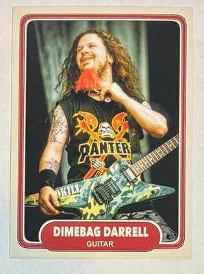DIMEBAG DARRELL - Custom Tribute Trading Card - PanterA Damage Plan Guitarist