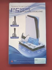 PS5 Series Multifunctional Cooling Stand 2 Charging Controller Docks White