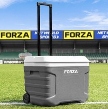 FORZA IceGuard Wheeled 41L Cooler Box | Portable Ice Chest with Handle & Wheels