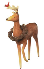 Hallmark Chistmas Ornament PEACEFUL ANIMALS Deer Cardinal Bird 2007 MIB