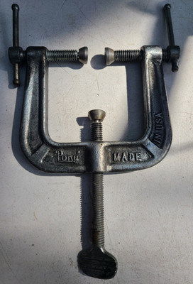 JORGENSEN PONY 3-WAY EDGING CLAMP 2 1/2 INCH MODEL 3325 MADE IN USA