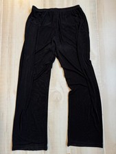 Chico's Traveler black acetate pull on pants size 3 US 16 women's 30.5"