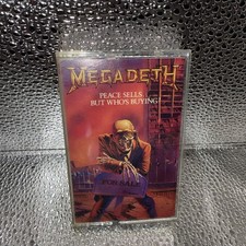 Megadeth Peace Sells But Who's Buying Cassette Tape Combat Capitol