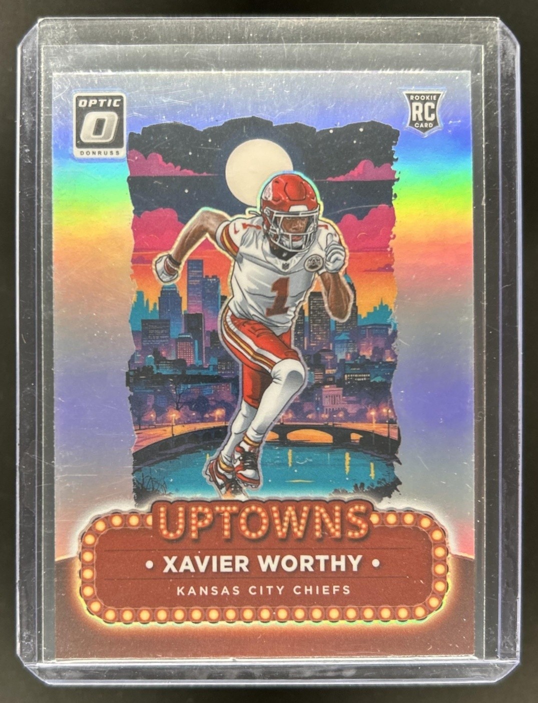 2024 Panini Donruss Optic Xavier Worthy Uptowns RC Rookie SSP #7 Chiefs