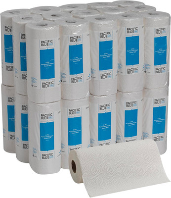 Pacific Blue Select 2-Ply Perforated Roll Paper Towel, White, 85 Sheets per Roll