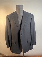  1,500 CANALI Exclusive Made In Italy Pure Wool Water Resistant Navy Blazer 48R