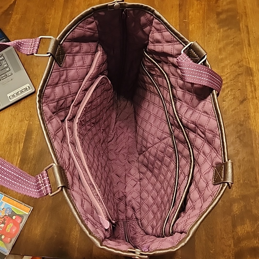 Thirty-One Hostess Exclusive Reversible Double Utility Tote Plum Quilted | eBay Thirty-One Hostess Exclusive Reversible Double Utility Tote Plum Quilted | eBay