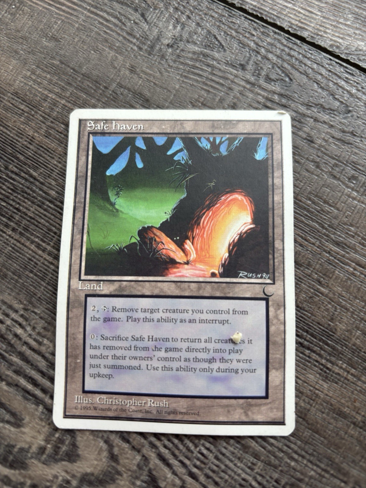 🌲 Magic the Gathering – Safe Haven – The Dark (1994) – Rare – Vintage MTG