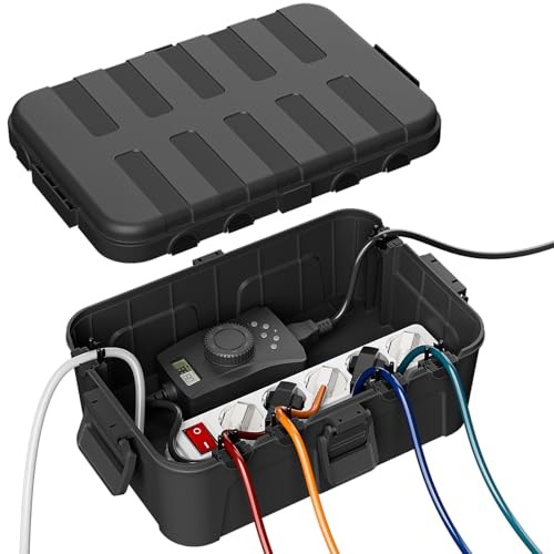 Scatola Impermeabile RESTMO per Luci da Giardino e Natale IP54 32cm