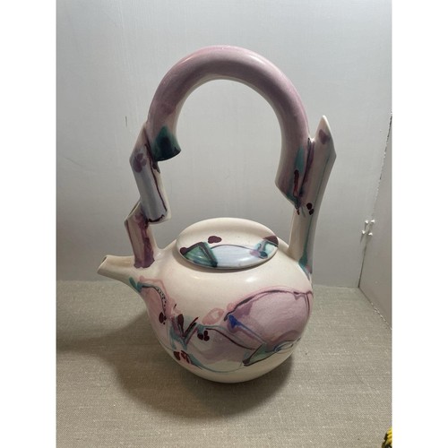 Japanese Inspired Pottery Teapot 1990's