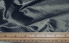 Blue/Gray Taffeta Dots Jacquard 100 Silk Fabric, 54"W, By the Yard JD-401K
