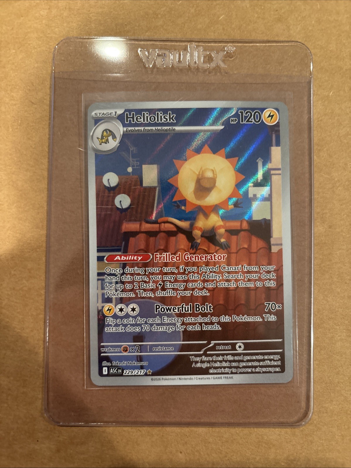 Heliolisk 229/217 Me: Ascended Heroes Holo