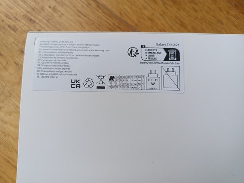 Brand new unopened Samsung Galaxy Tab A9+ 11" Wifi Tablet 128GB Graphite SM-X210 - 第 6/6 張圖片
