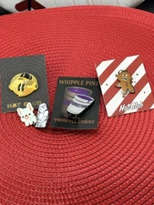 Hat Club & Whipple Pinz Bundle – 5 Hat Pins Lot | Rare Collector Set
