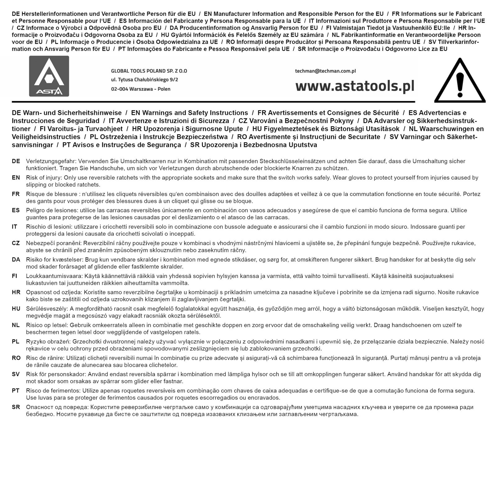 Mini Umschaltknarren Satz 14 38 12 Ratschen Set kleine kurze Knarren