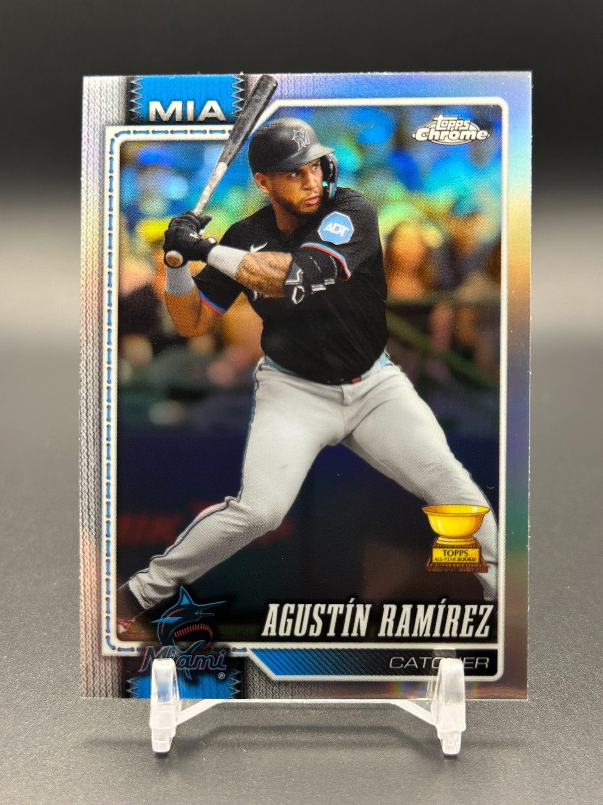 2026 Topps Chrome - Agustin Ramirez #222 Rookie Cup Refractor | Marlins