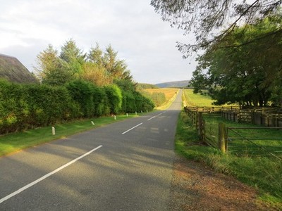 Photo A3 Road (A6088) at Charlies Hill Southdean Looking north-westward  c2015