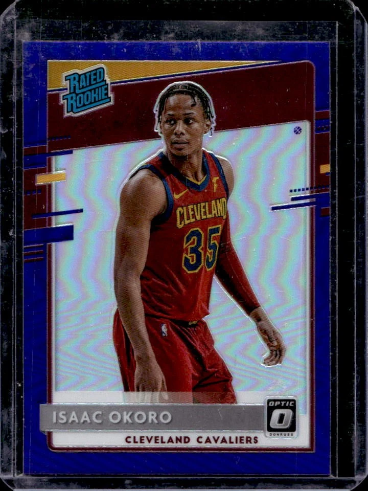 2020-21 Donruss Optic Isaac Okoro Purple Rookie RC #155 Cavaliers