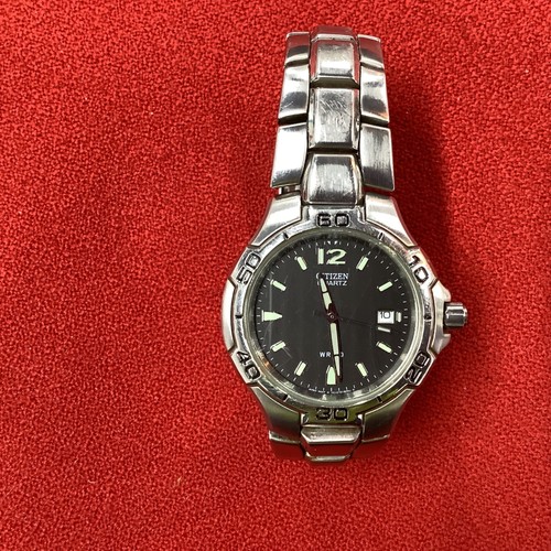 Citizen Men's Silver Stainless Steel Quartz Watch - Untested (J) #326