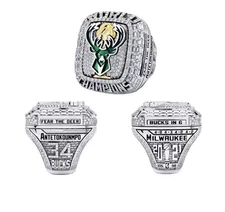 NBA  / 2021 Milwaukee Bucks championship  ring / Giannis