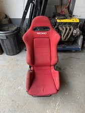 Honda Integra Dc5 Type R Red Recaro Seat Left Passenger Side Damaged Honda Integra Dc5 Type R Red Recaro Seat Left Passenger Side Damaged