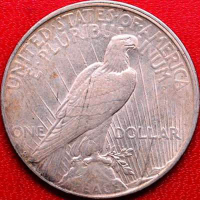 1926-D MISALIGNED REVERSE DIE ERROR PEACE DOLLAR