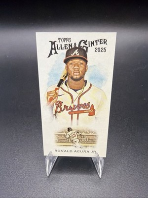 2025 Topps Allen & Ginter Ronald Acuna Jr. Mini N222-3 SP Variation Braves